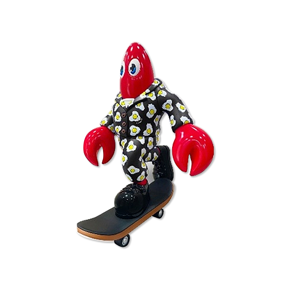 필립콜버트 | Skateboarding Lobster Sculpture (Black Suit) Limited Edition of 300