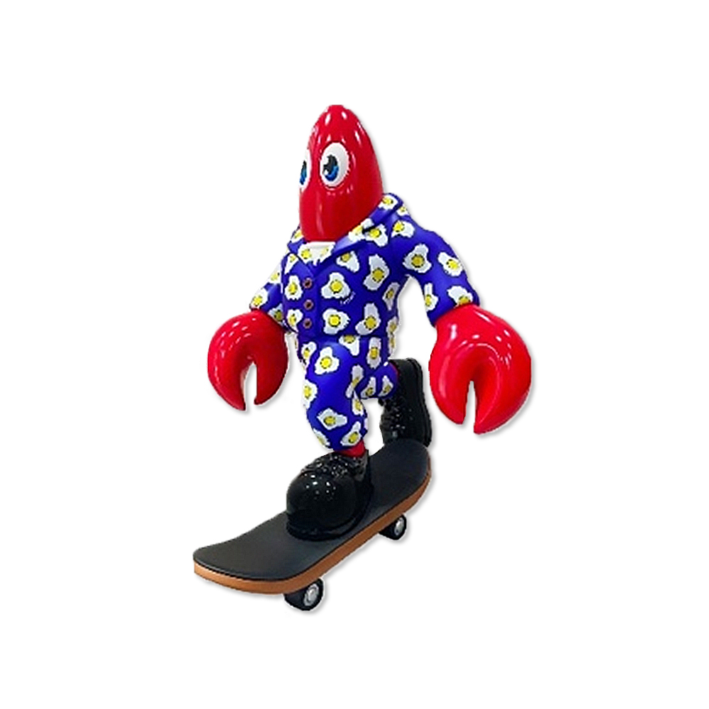 필립콜버트 | Skateboarding Lobster Sculpture (Blue Suit) Limited Edition of 300